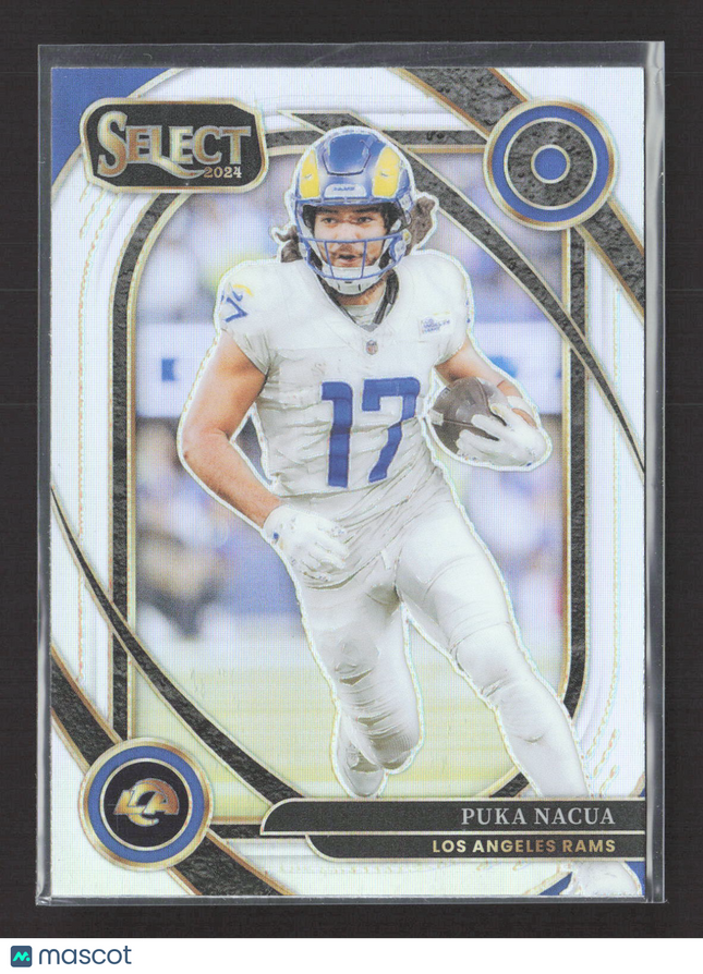 2025 Panini Select Prizm Puka Nacua #287 Club Level silver