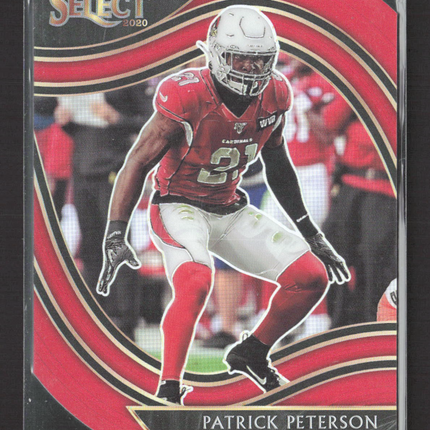 2021 Panini Select Prizm Field Level Patrick Peterson #343 Red