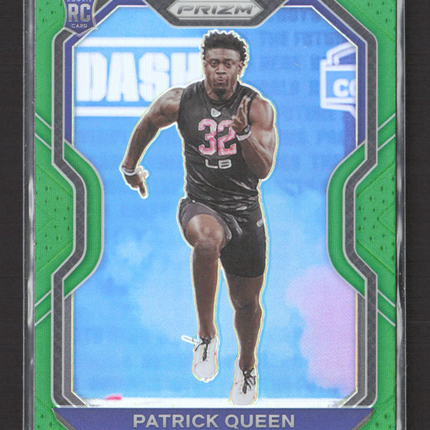 2020 Panini Prizm Patrick Queen #381 Green RC
