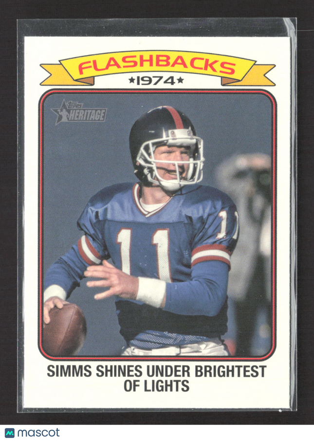 2024 Topps Composite Heritage Football Flashbacks Phil Simms #FF-20