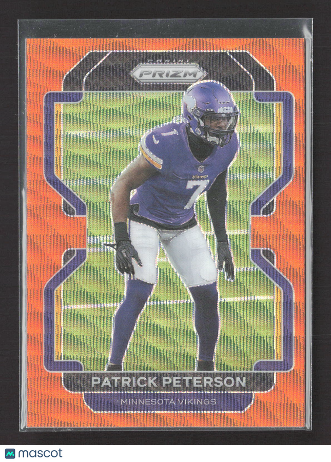 2021 Panini Prizm Patrick Peterson #132 Orange Wave 54/60