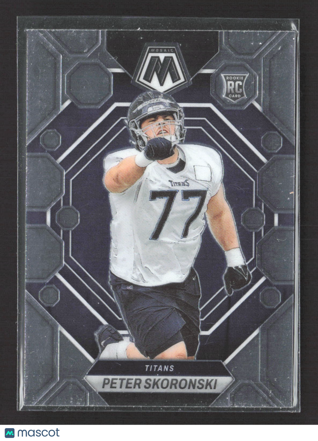 2023 Panini Prizm Mosaic Peter Skoronski #355 RC