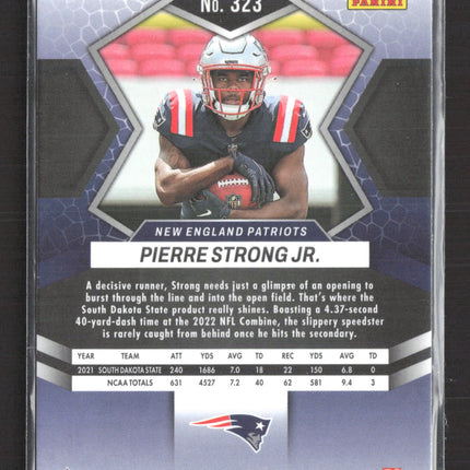 2022 Panini Mosaic Pierre Strong Jr. #323 RC