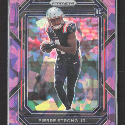 2023 Panini Prizm Pierre Strong Jr. #325 Pink Ice RC /225
