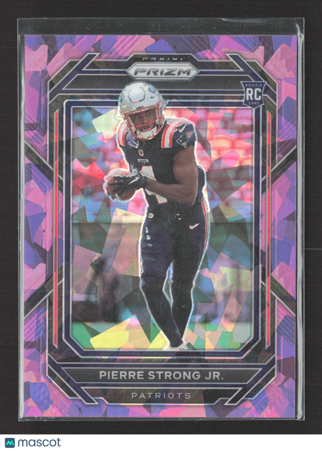 2023 Panini Prizm Pierre Strong Jr. #325 Pink Ice RC /225