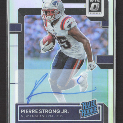 2023 Panini Donruss Optic Pierre Strong Jr. #241 054/125 Auto