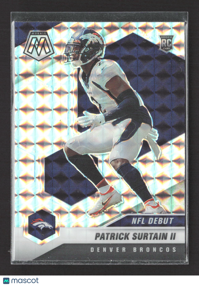 2021 Panini Prizm Mosaic Patrick Surtain II #256 Silver RC