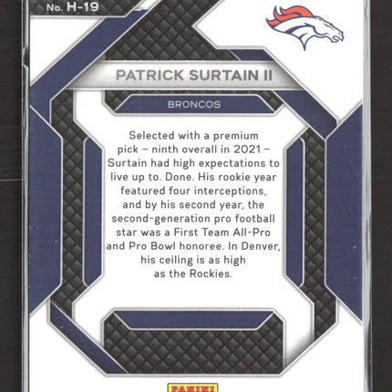 2023 Panini Prizm Emergent Patrick Surtain II #H-19