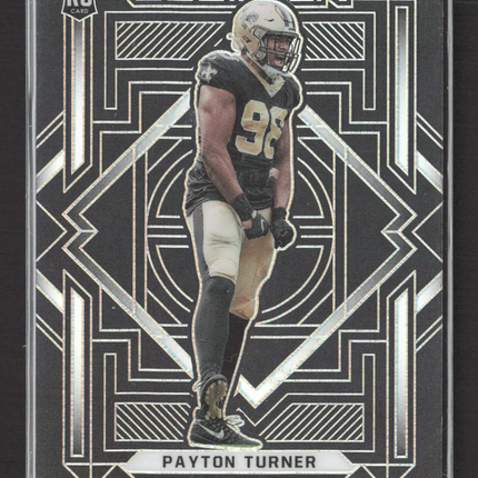 2021 Panini Obsidian Payton Turner #170 RC