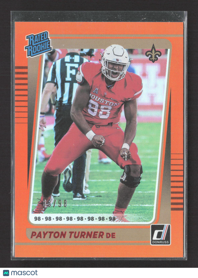 2021 Panini Donruss Payton Turner #342 Orange 85/98