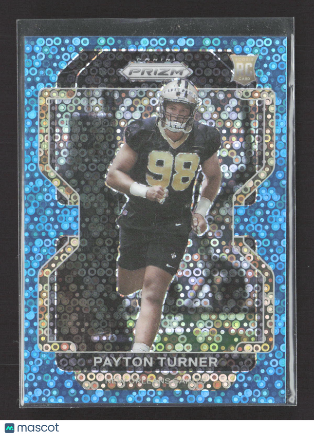 2021 Panini Prizm Payton Turner #379 Blue Disco 48/79