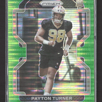 2021 Panini Prizm Payton Turner #379 Green