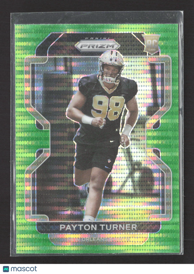 2021 Panini Prizm Payton Turner #379 Green