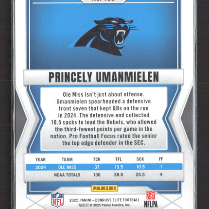 2025 Panini Donruss Elite Princely Umanmielen #190 /999