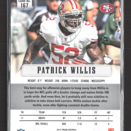 2012 Panini Prizm Patrick Willis #167