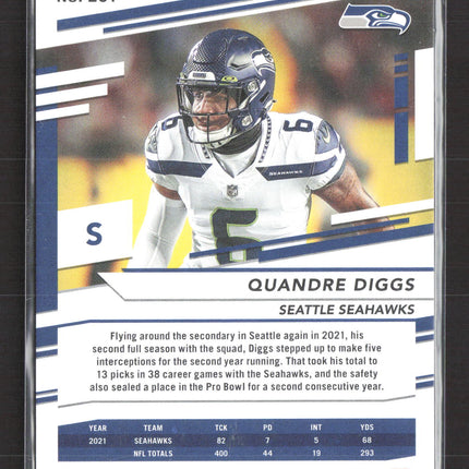 2022 Panini Prestige Xtra Points Quandre Diggs #261 Green 113/249