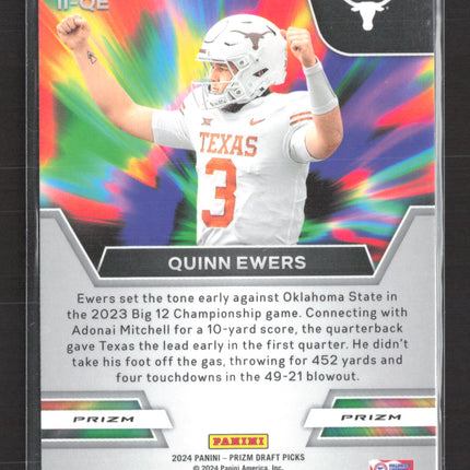 2024 Panini Prizm Draft Picks Quinn Ewers #II-QE