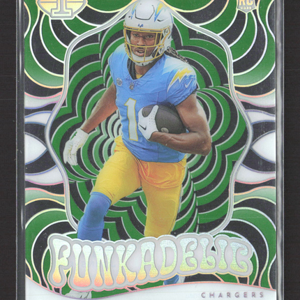 2024 Panini Illusions Funkadelic Quentin Johnston #18 RC