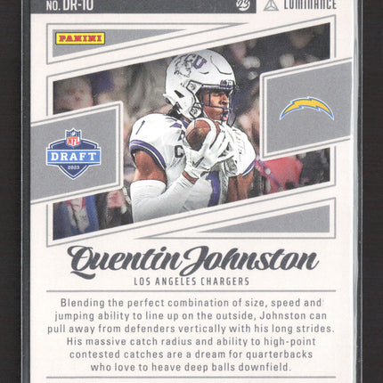 2023 Panini Luminance Dynamic Quentin Johnston #DR-10