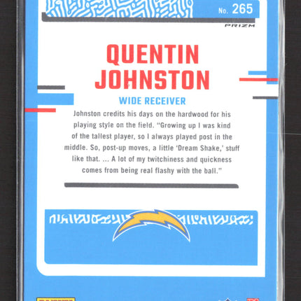 2023 Panini Donruss Optic Prizm Quentin Johnston #265