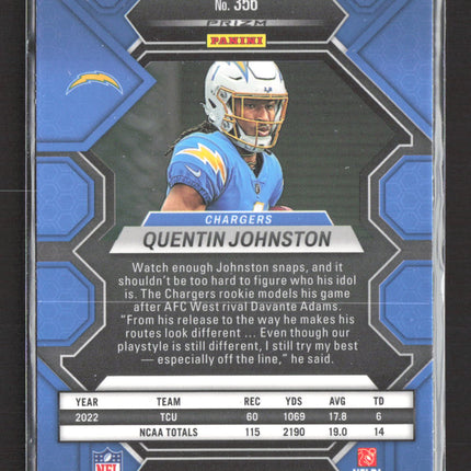 2023 Panini Mosaic Quentin Johnston #356