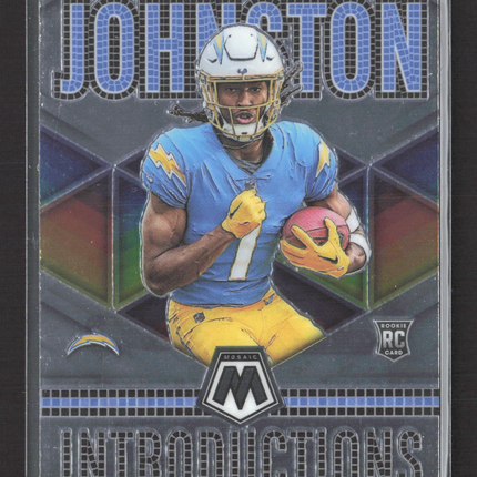 2023 Panini Mosaic Football Quentin Johnston #I-10 Introductions RC