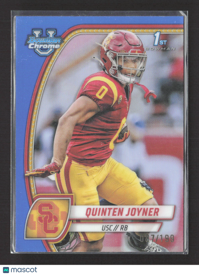 2024 Topps Bowman Chrome Quinten Joyner #146 Blue 087/199