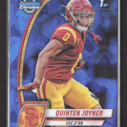 2024 Bowman Chrome University Quinten Joyner #146 Blue Sapphire 1st Bowman