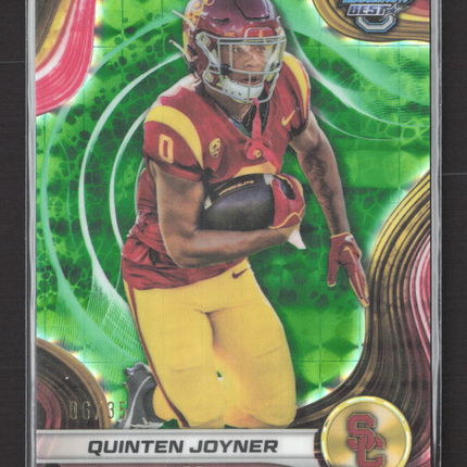 2024 Bowman University Best Quinten Joyner #28 Green /35