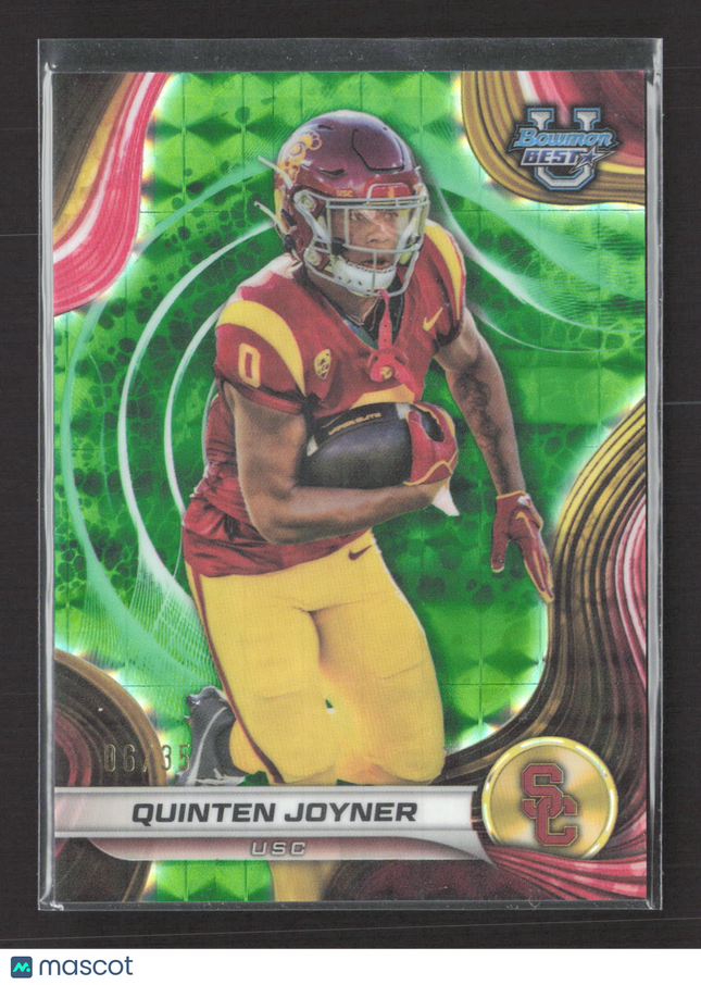 2024 Bowman University Best Quinten Joyner #28 Green /35