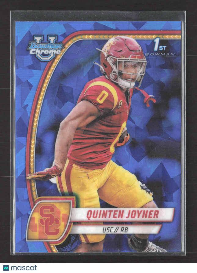 2024 Bowman Chrome University Quinten Joyner #146 Sapphire Refractor 1st Bowman