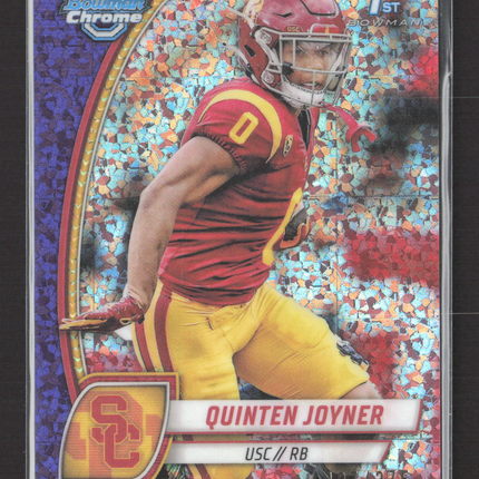 2024 Bowman Chrome University Quinten Joyner #146 Purple 103/375 1st Bowman