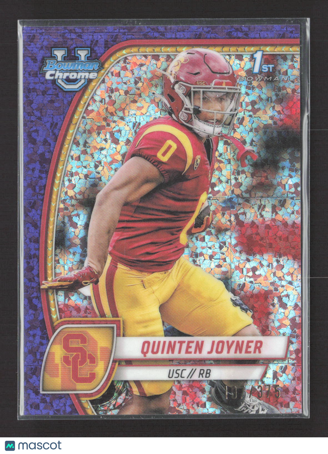 2024 Bowman Chrome University Quinten Joyner #146 Purple 103/375 1st Bowman