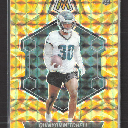 2024 Panini Mosaic Prizm Quinyon Mitchell #322 Yellow RC