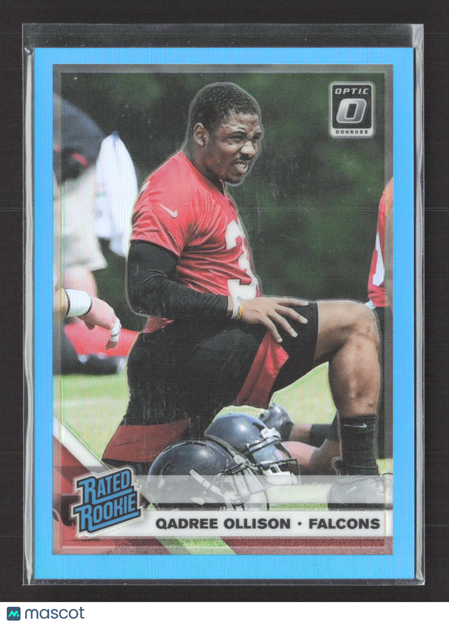 2019 Panini Donruss Optic Qadree Ollison #199 Blue Prizm