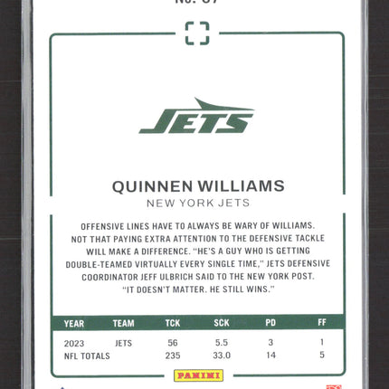 2024 Panini Photogenic Quinnen Williams #67