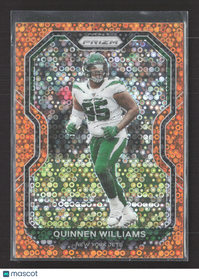 2020 Panini Prizm Quinnen Williams #32 Orange Disco