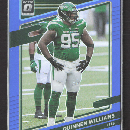 2021 Panini Donruss Optic Quinnen Williams #73 Blue 169/179
