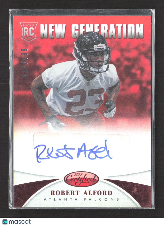 2013 Panini Certified New Generation Robert Alford #221 418/999 RC Auto