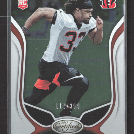 2019 Panini Certified Rodney Anderson #140 111/399 RC