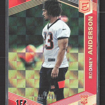 2019 Panini Donruss Elite Rodney Anderson #174 RC /299