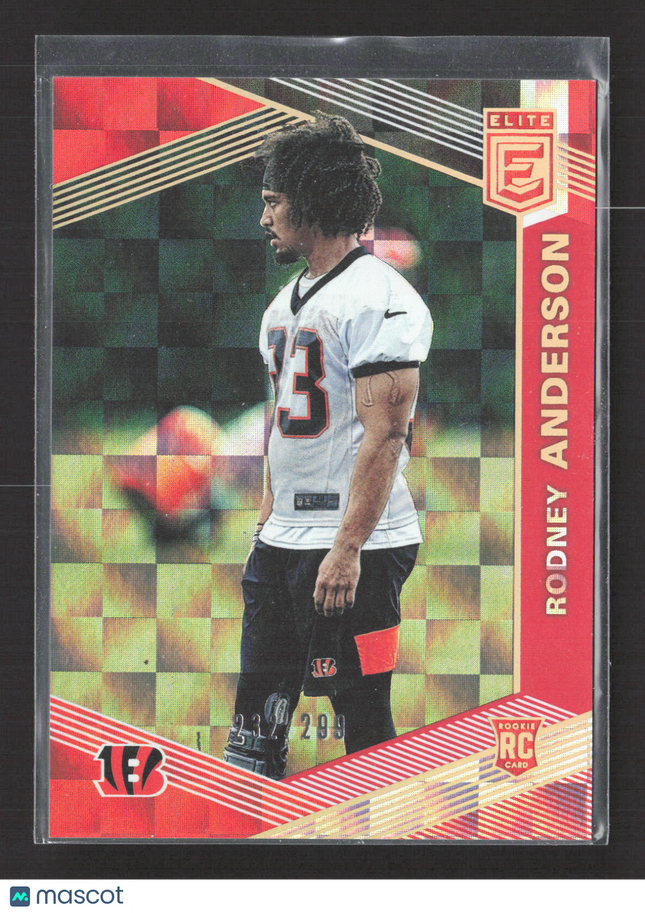 2019 Panini Donruss Elite Rodney Anderson #174 RC /299