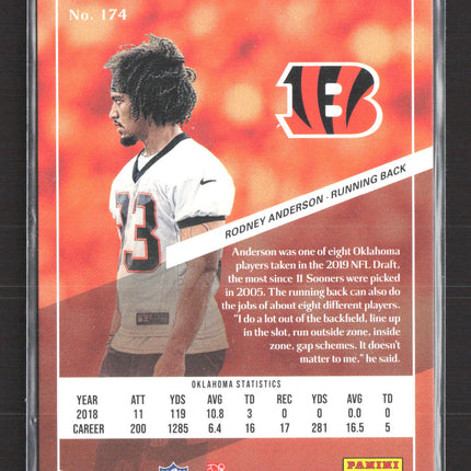 2019 Panini Donruss Elite Rodney Anderson #174 RC /299
