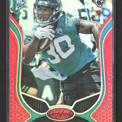 2019 Panini Certified Ryquell Armstead #196 Red 32/99 RC