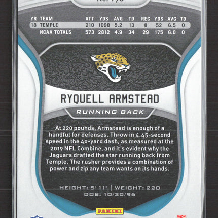 2019 Panini Certified Ryquell Armstead #196 Red 32/99 RC