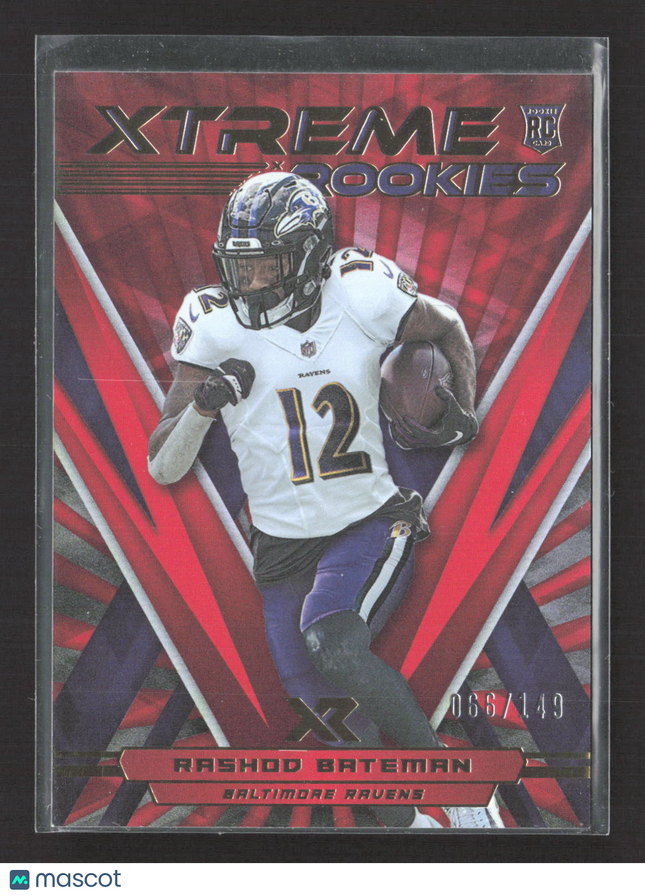 2021 Panini XR Xtreme Rookies Rashod Bateman #XTR29 Red RC 066/149