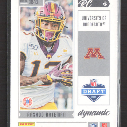 2021 Panini Luminance Dynamic Rashod Bateman #DR-13 RC