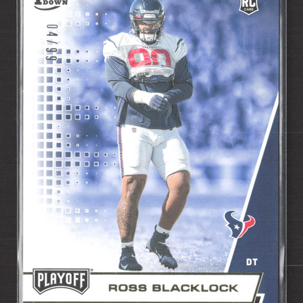 2020 Panini Playoff Football Ross Blacklock #248 1st Down RC 04/99