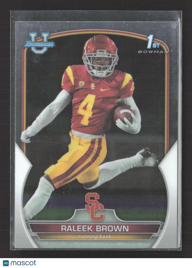 2022 Bowman University Raleek Brown #83 1st Bowman