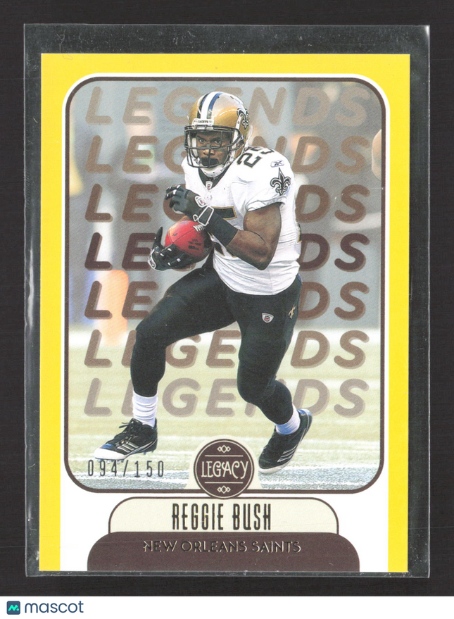2021 Panini Legacy Football Reggie Bush #117 Yellow 094/150